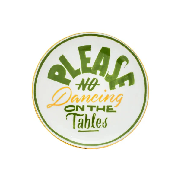 Assiettes en porcelaine à l'italienne avec textes et motifs - Bitossi – Image 6